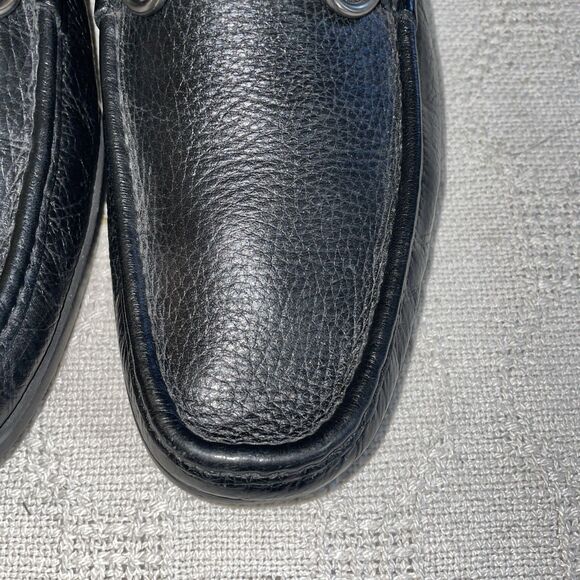 Sandro Moscoloni Men’s Dress Loafers Size 9.5 D Black Leather Business Formal